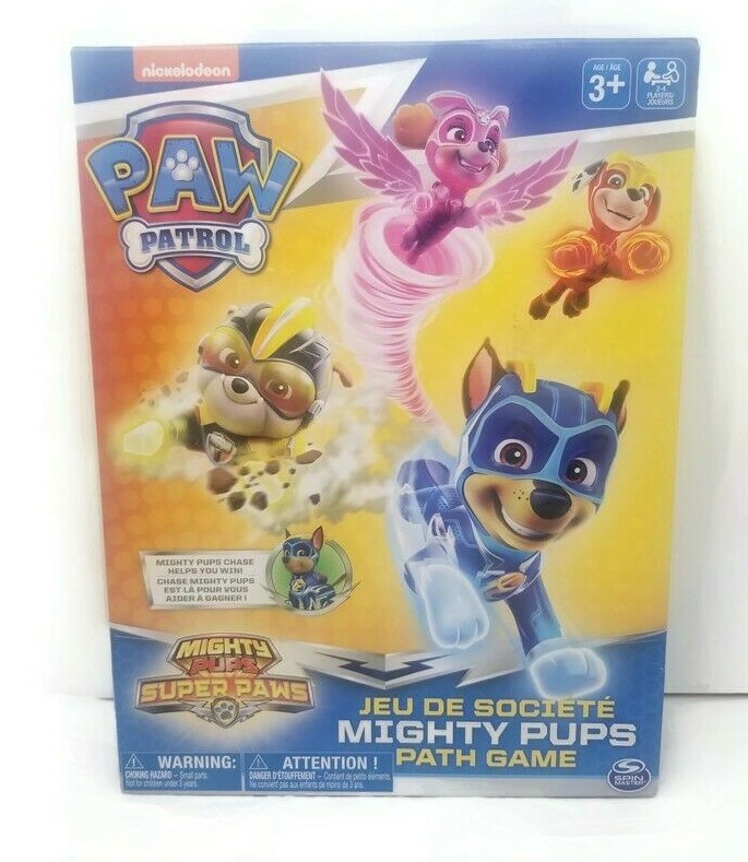 Nickelodeon Paw Patrol Mighty Pups Path Game Super Paws 3+