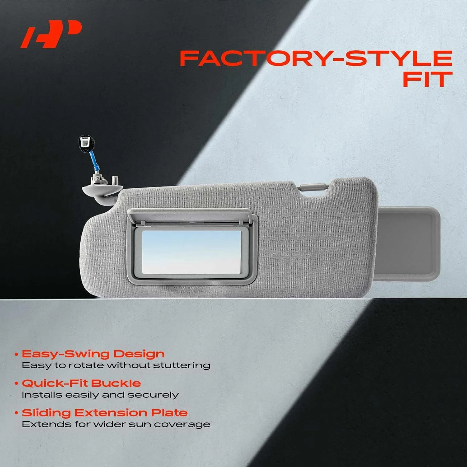 A-Premium Driver Left Side Sun Visor Compatible with Nissan Sentra 2013 2014 201
