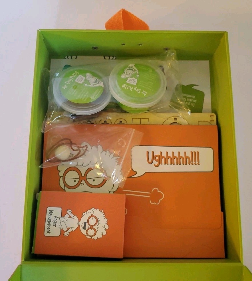 Open The Joy – Anger Management in a Box 50 Calming Activities in a Box – NEW