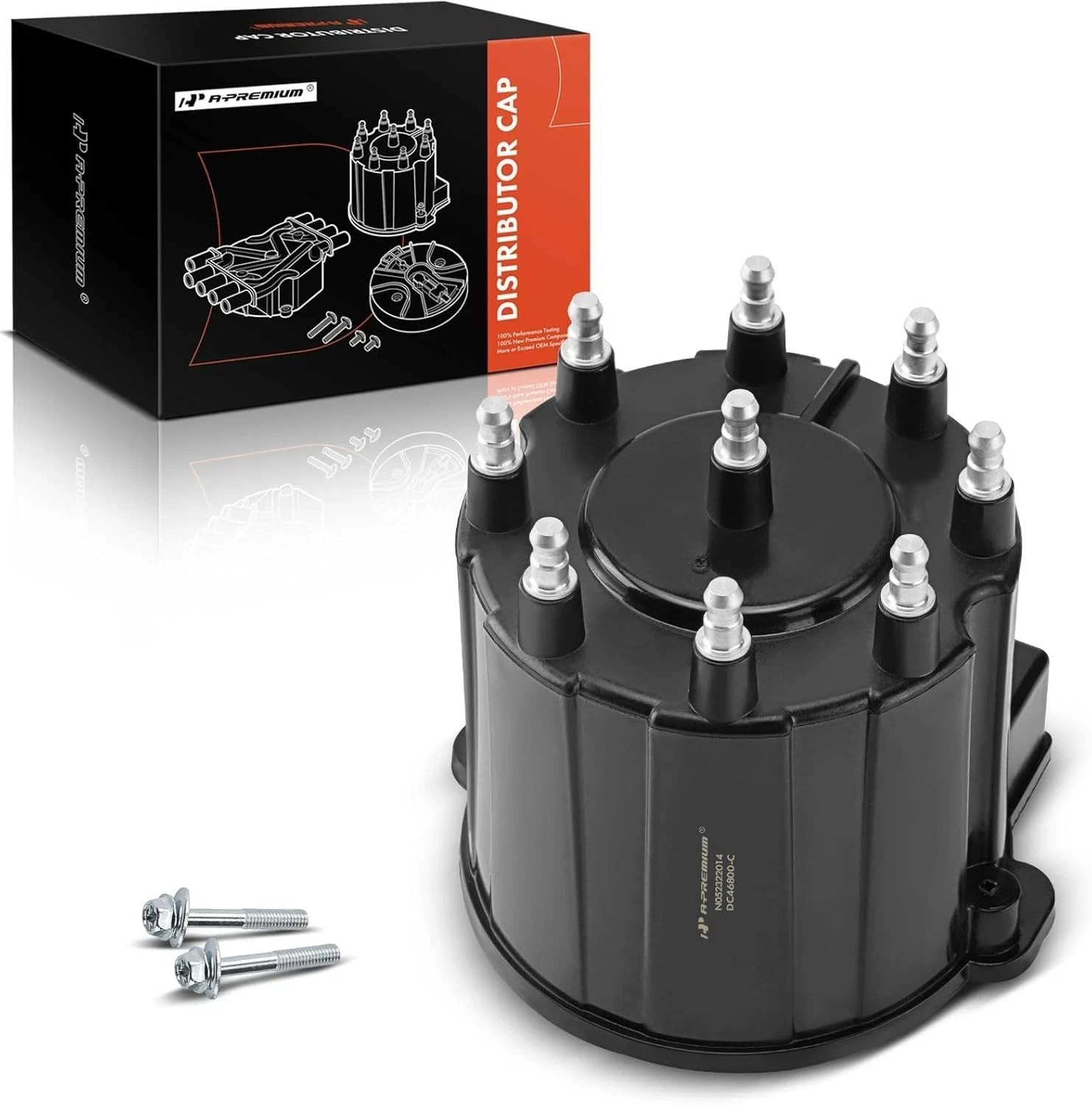 A-Premium Ignition Distributor Cap Compatible with GMC, Chevy & Cadillac