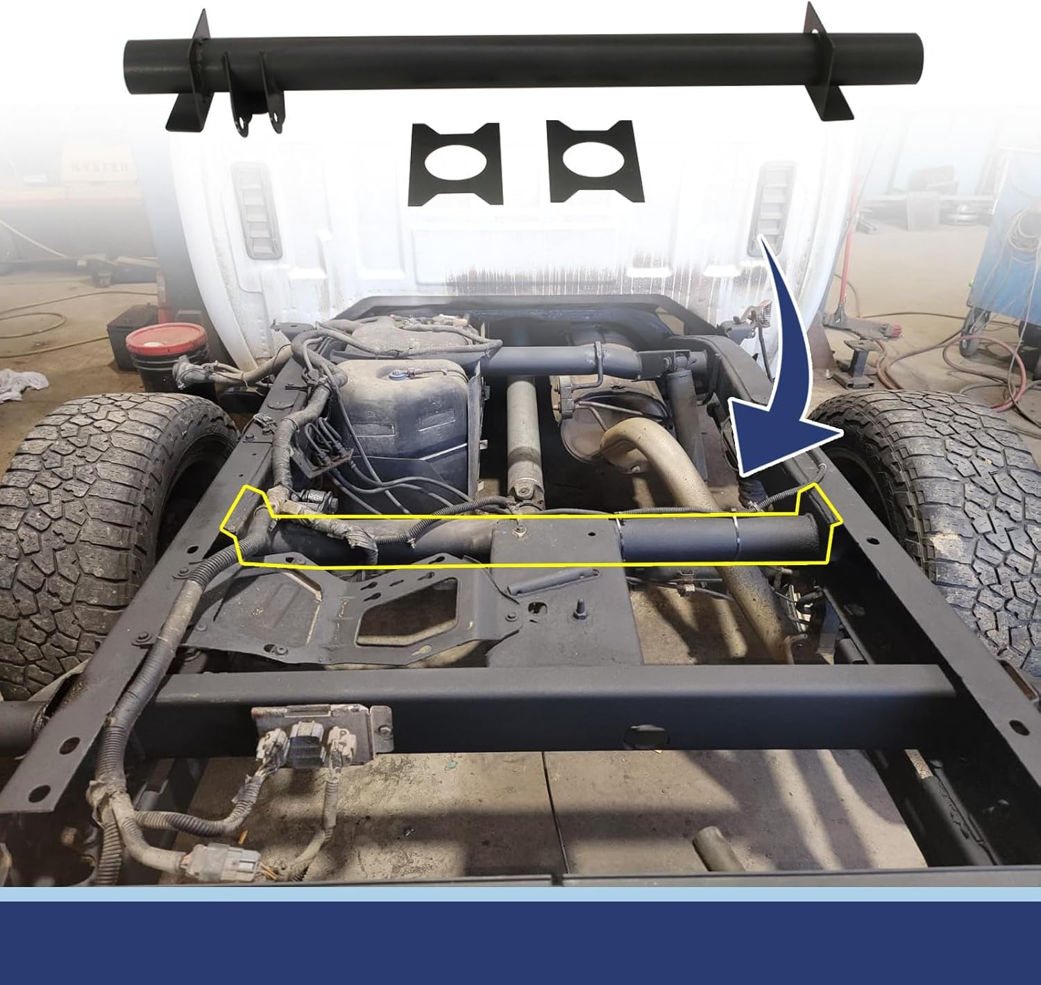 Mountainpeak Rear Fuel Tank Support Crossmember and Upper Shock Mount