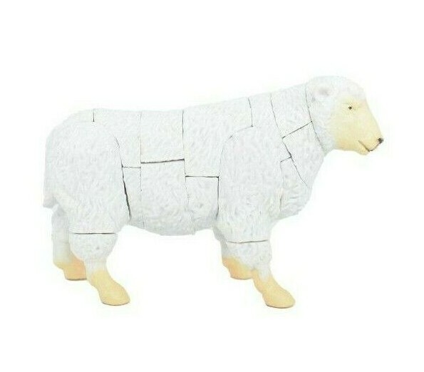 Sheep Plastic Replica 3D Puzzle 3″ – F3037 B334