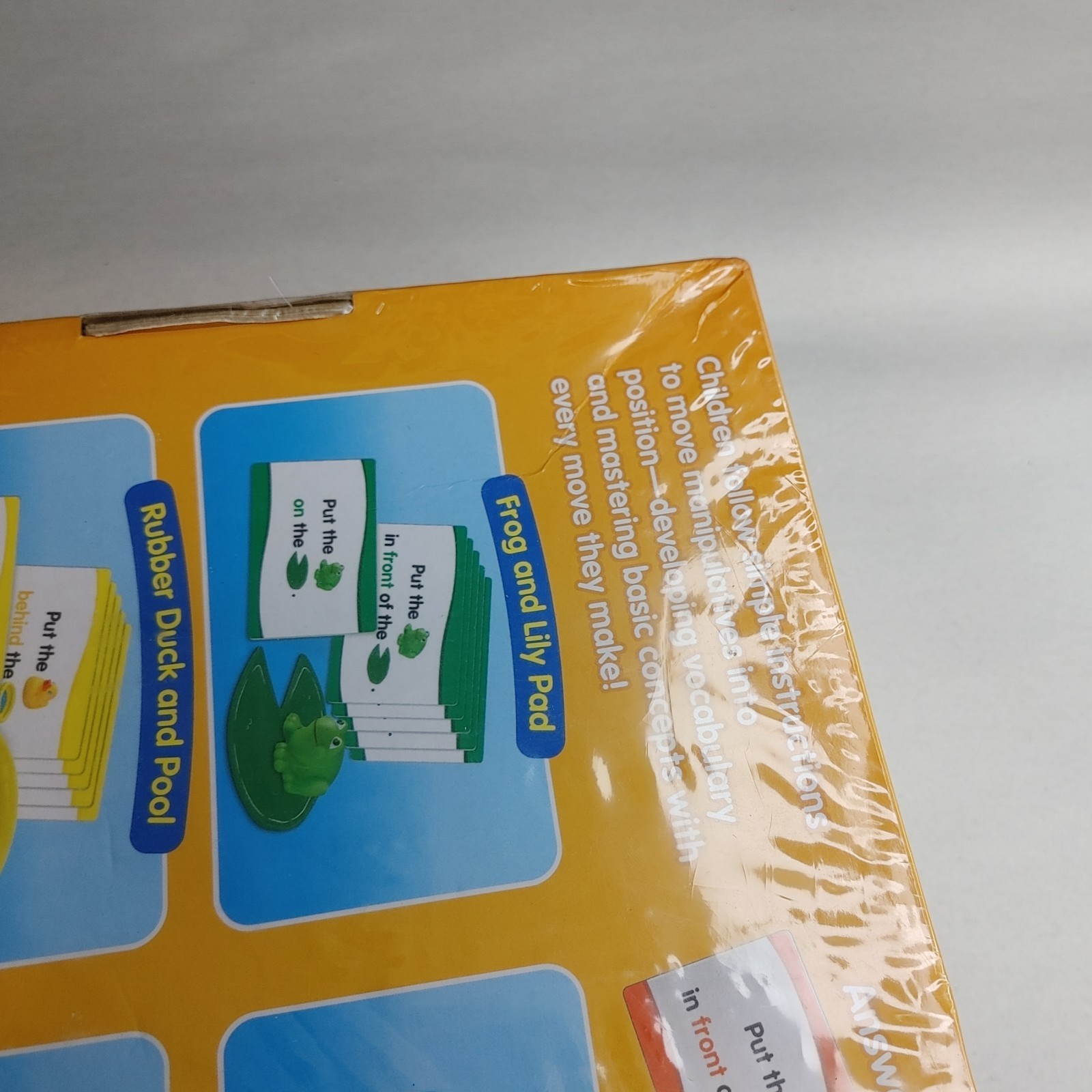 Lakeshore Positional Words Resource Box Ages 3+ PP949 Sealed (READ)