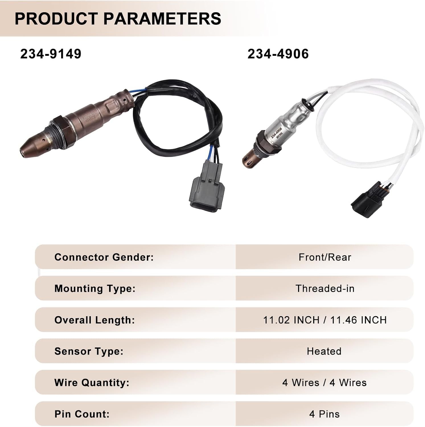 O2 Oxygen Sensor Upstream and Downstream for Nissan Rogue SL S SV 2014-2019, …