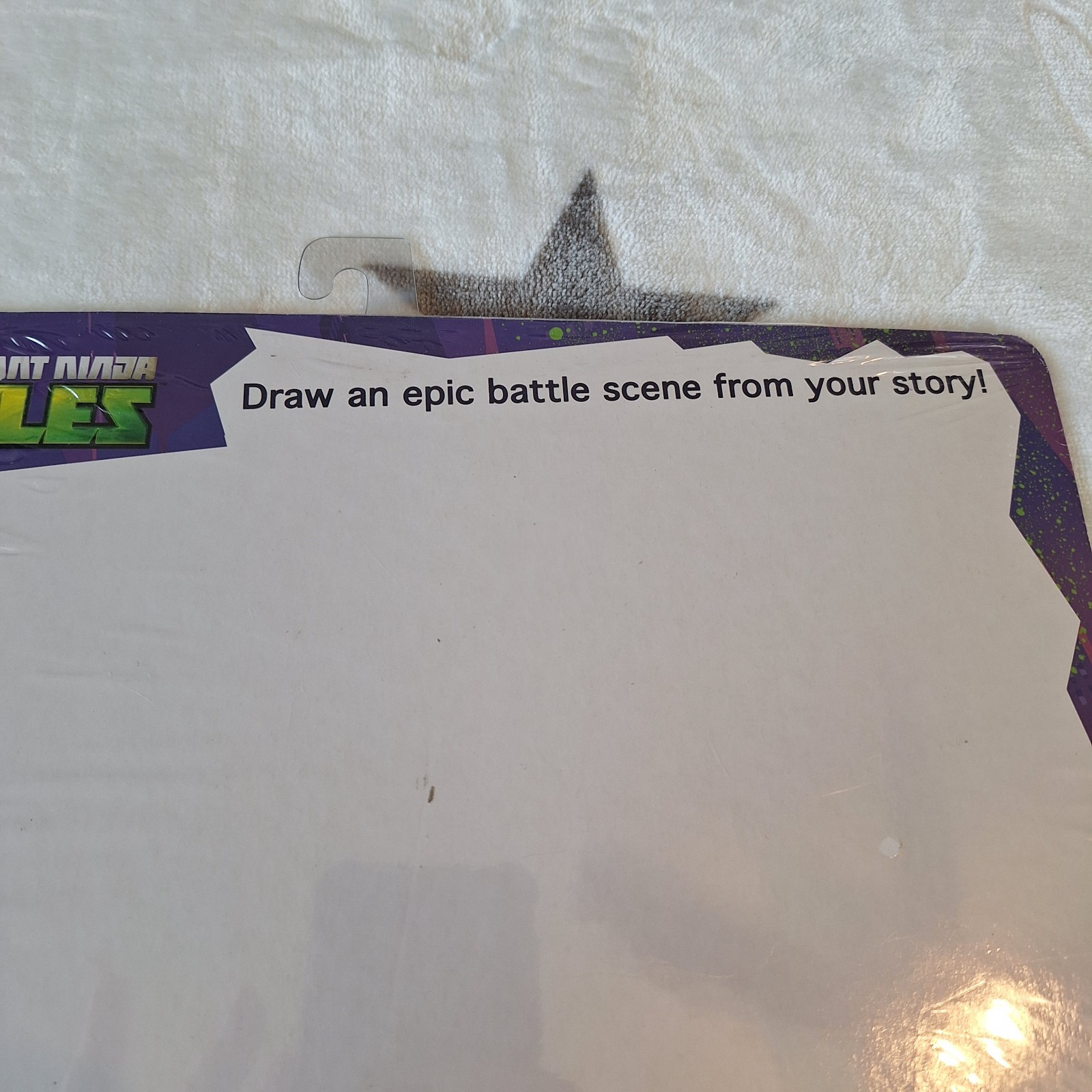 TEENAGE MUTANT NINJA TURTLES WIPE-CLEAN ACTIVITY BOARD DRY ERASE KIDS FUN!