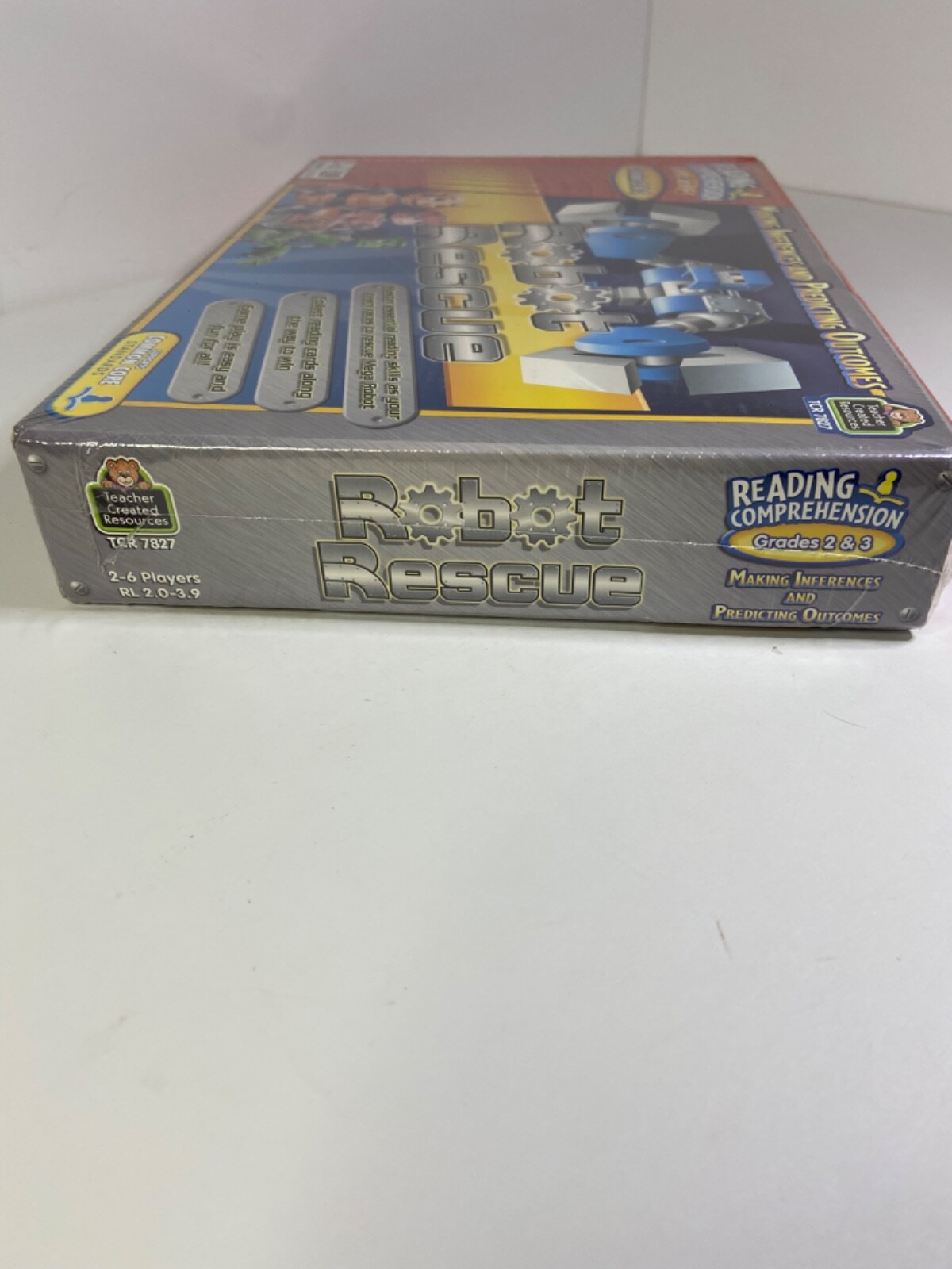 NEW Teacher Robot Rescue Grades 2 & 3 reading comprehension game TCR 7827 E3