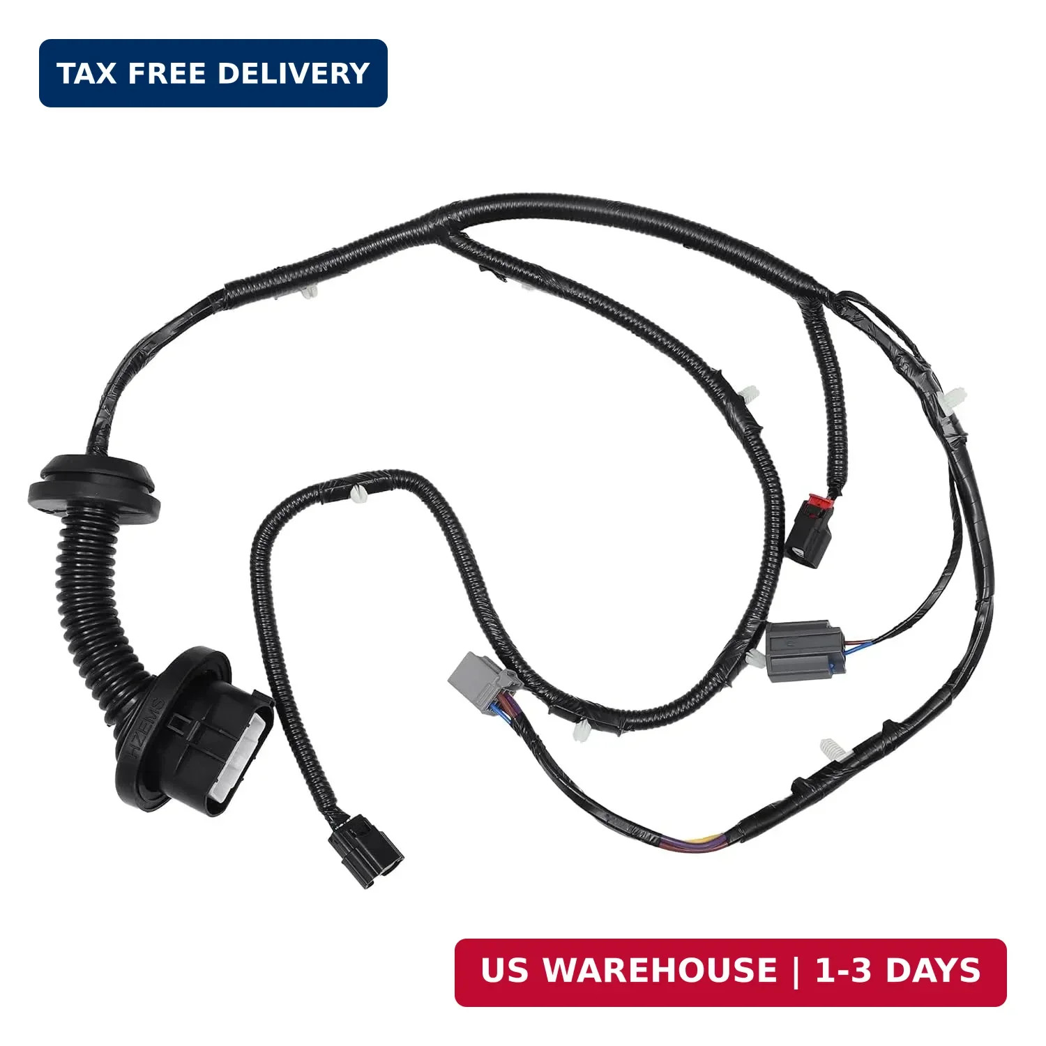 uxcell Rear Right Door Harness with Connectors for Ford F150 Crew Cab 2009-2014