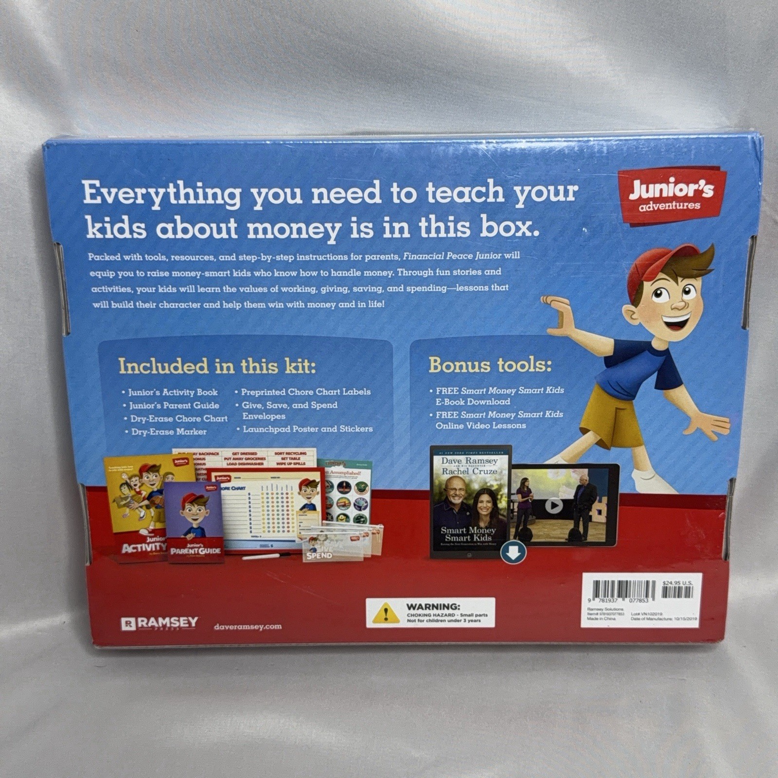 Financial Peace Jr. Dave Ramsey Junior’s Adventures Smart Money Smart Kids NEW