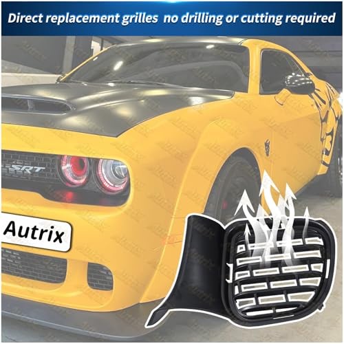 Front Bumper Lower Grill For Dodge Challenger 2015-2022 Front Bumper Grill Air