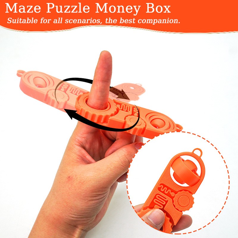 Portable Focus-enhancing Handheld Fun Comfortable Long-lasting 3-in-1 Fidget Toy