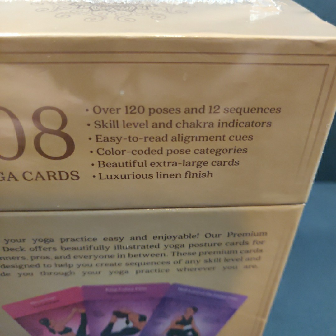 Asana Moon Premium Yoga Cards Deck Over 120 Yoga Poses & 12 Sequences New Sealed