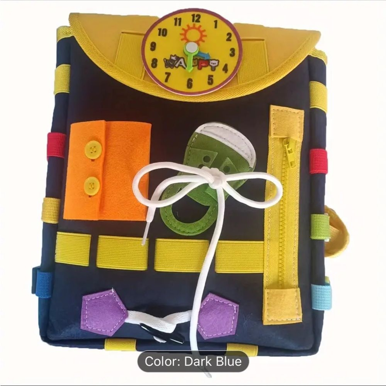 Educational Toddler Backpack: Blue