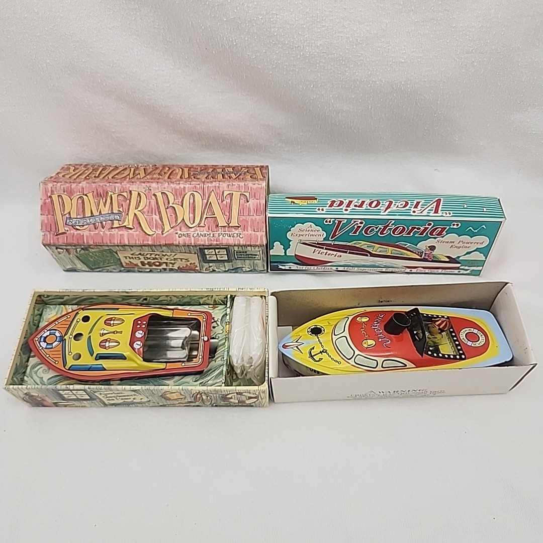 Boat 2 Steam Powered 1996 Schylling Victoria, Authentic Models Miss Behavin