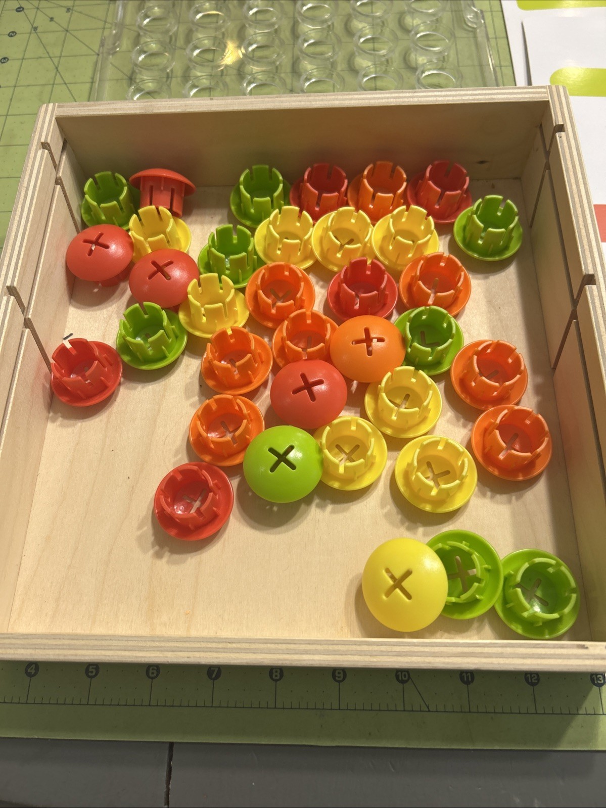 Lovevery Mosaic Button Board from Companion Play Kit with Templates Montessori