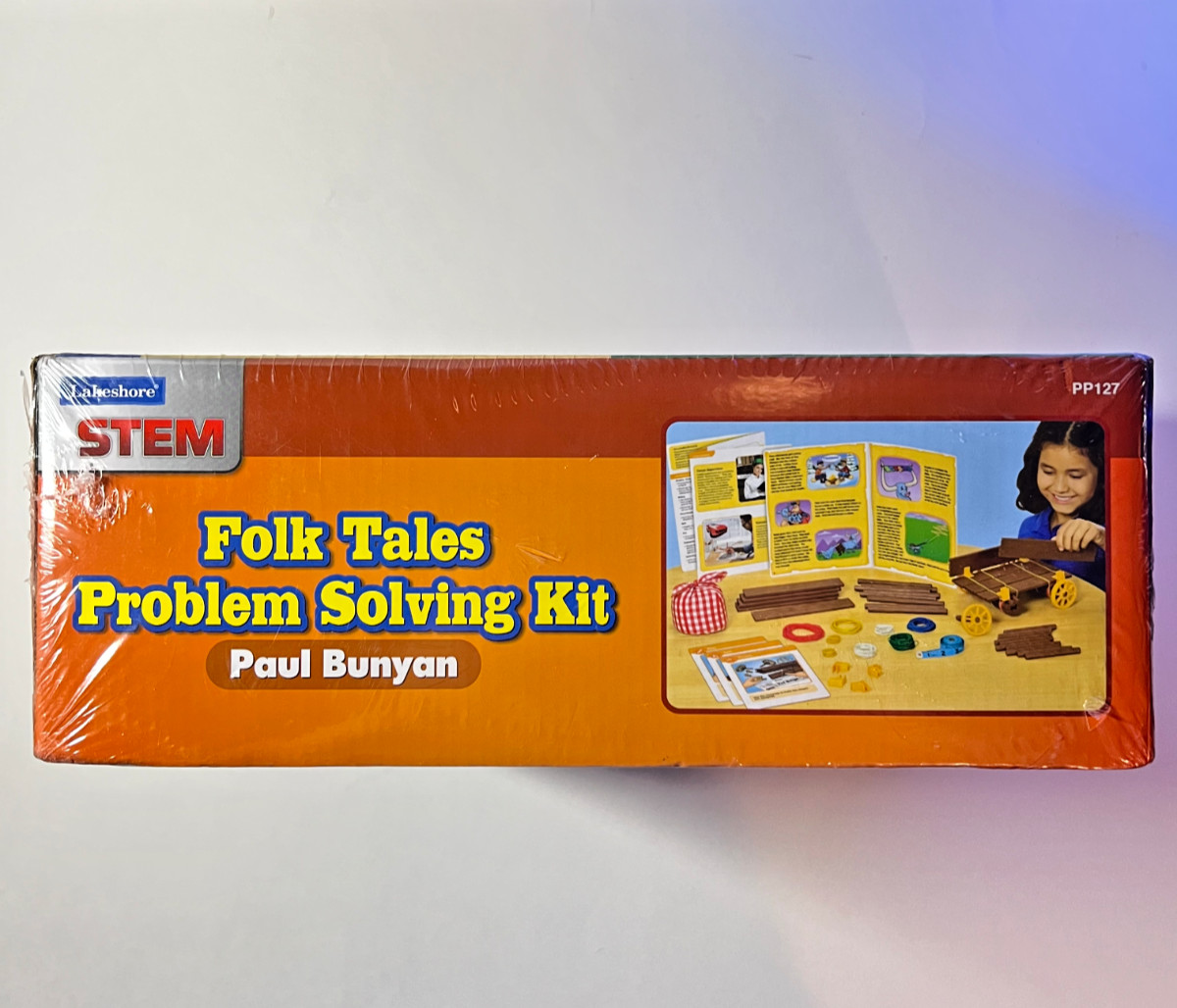 NEW – Lakeshore STEM Paul Bunyan Folk Tales Problem Solving Kit Grades 2-3