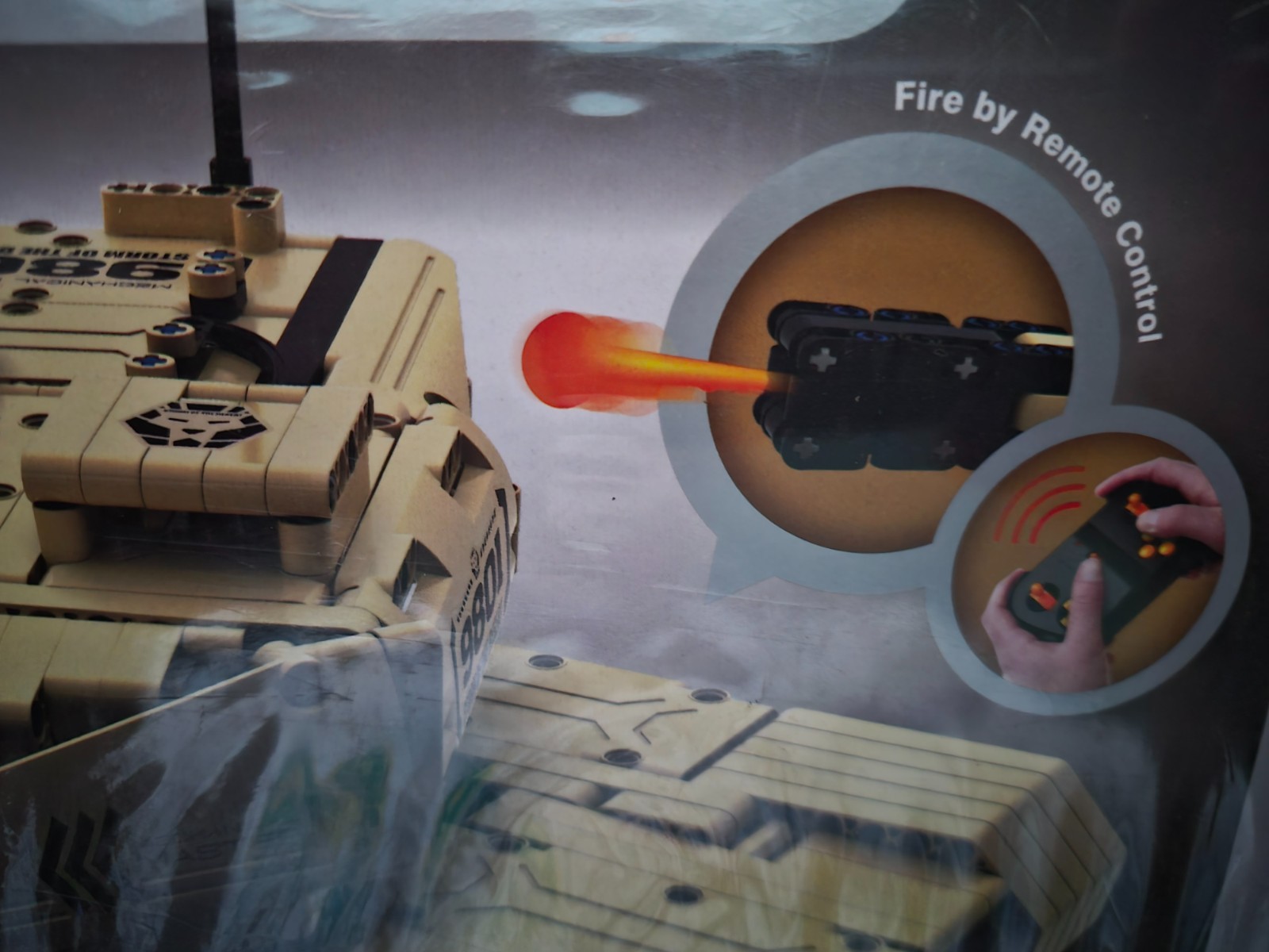 Qihui 9801 STEM Mechanical Master Tech Bricks RC Tank Building Blocks Remote Con