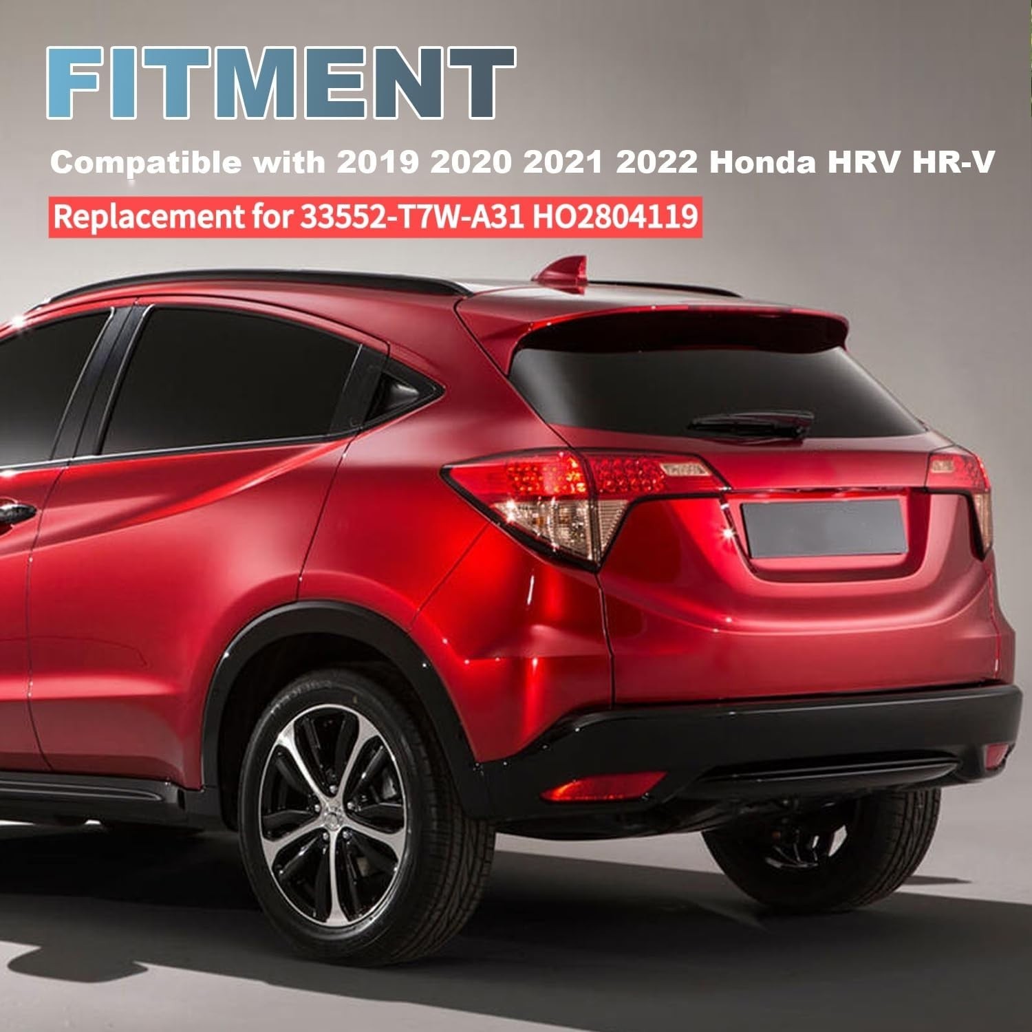 Left Tail Light 2019-2022 Honda HRV HR-V Replacement for 33552-T7W-A31 HO2804119