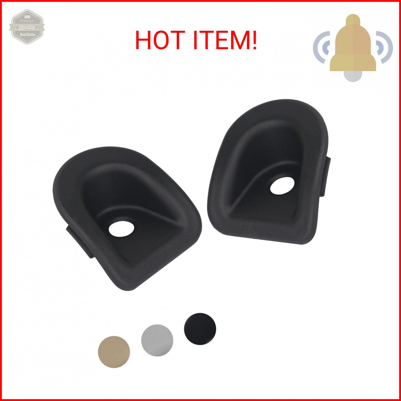 TQPONLY Door Panel Trim Lock Grommet,Compatible with 2005-2014 Ford Mustang Left