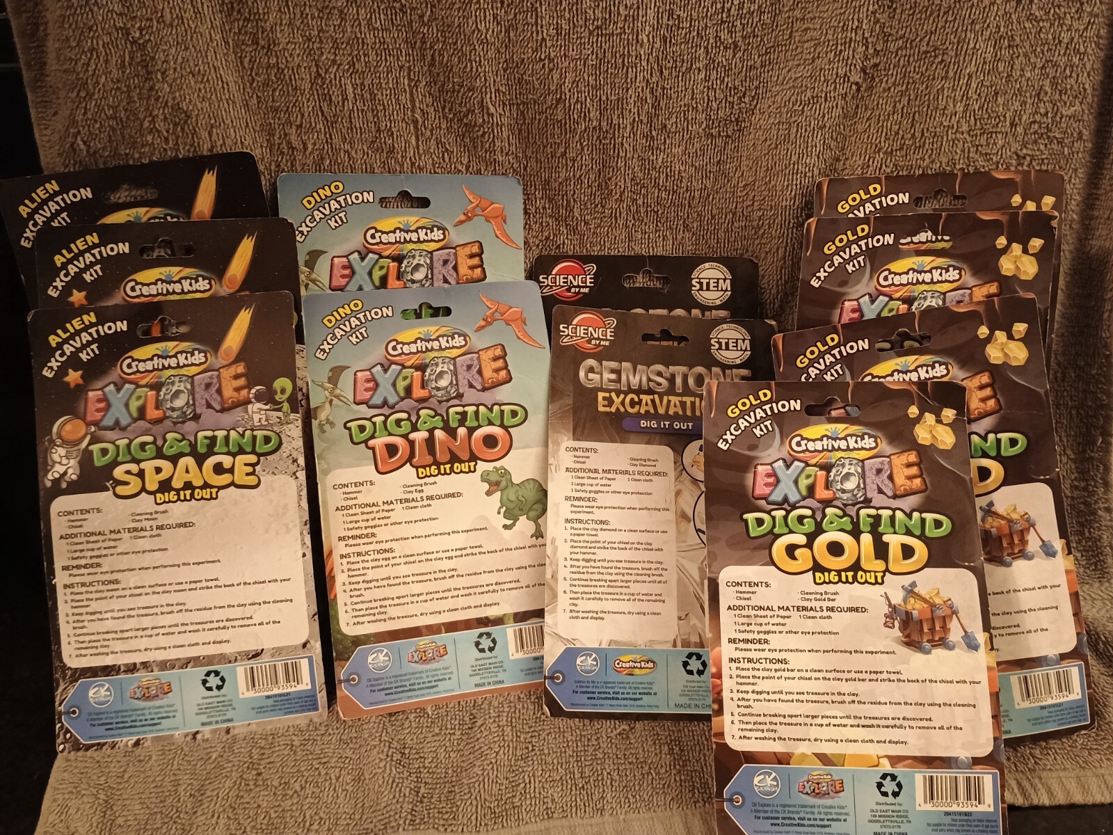 (11) Creative KIds Explore & Science By Me Kits 4 Pcs Each Lot FREE SHIPPING