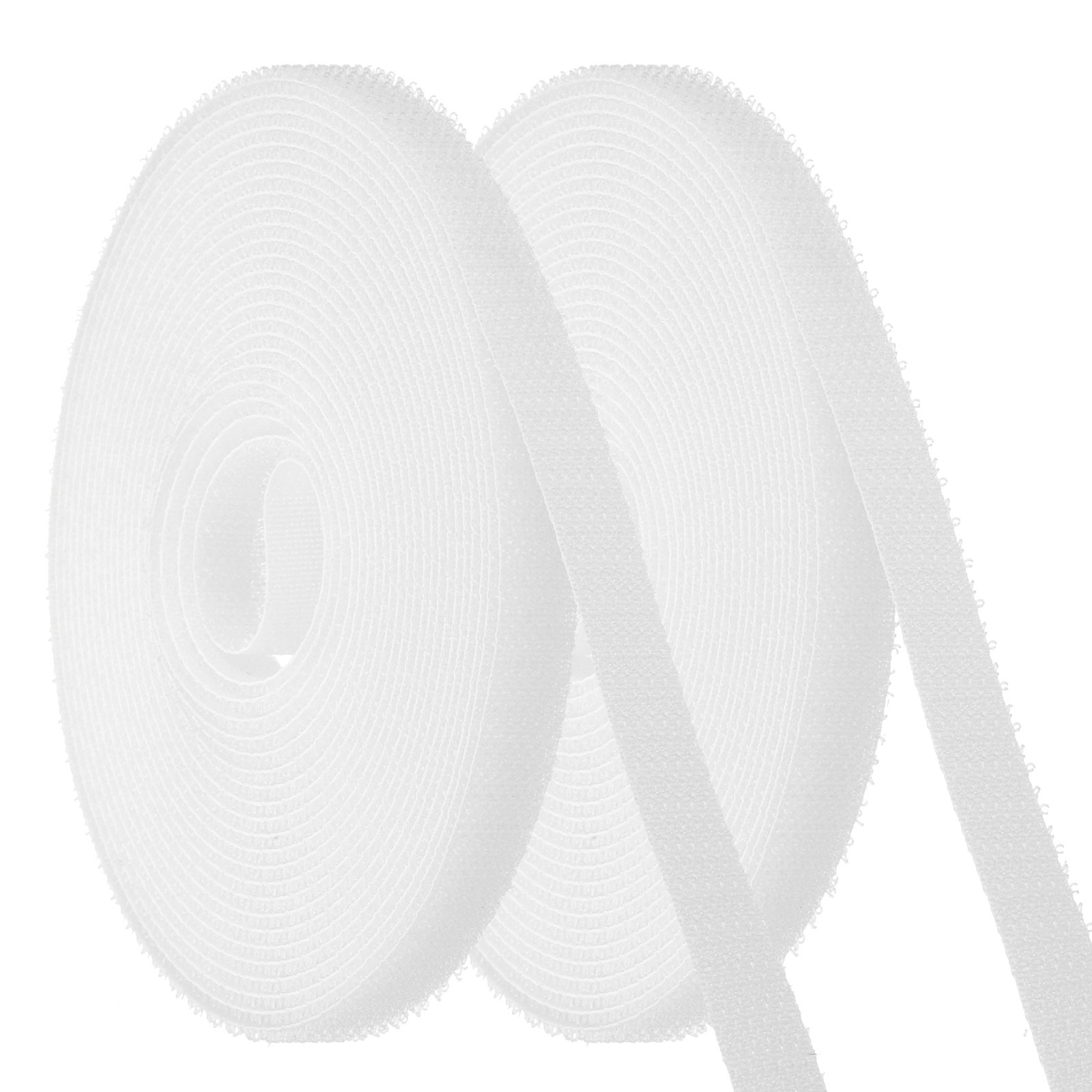 2pcs Carpet Marker Strips 0.4 Inch x 16.4 Ft, Floor Markers Nylon Strip, White