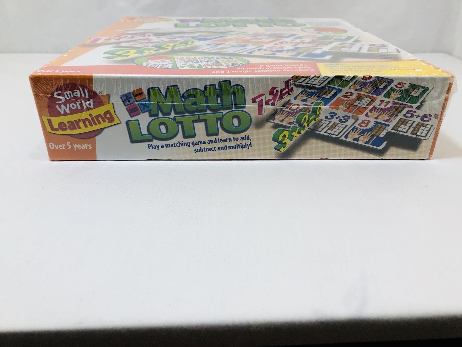 Small World Learning Math Lotto Game Educational Numbers Arithmetic NEW SEALED