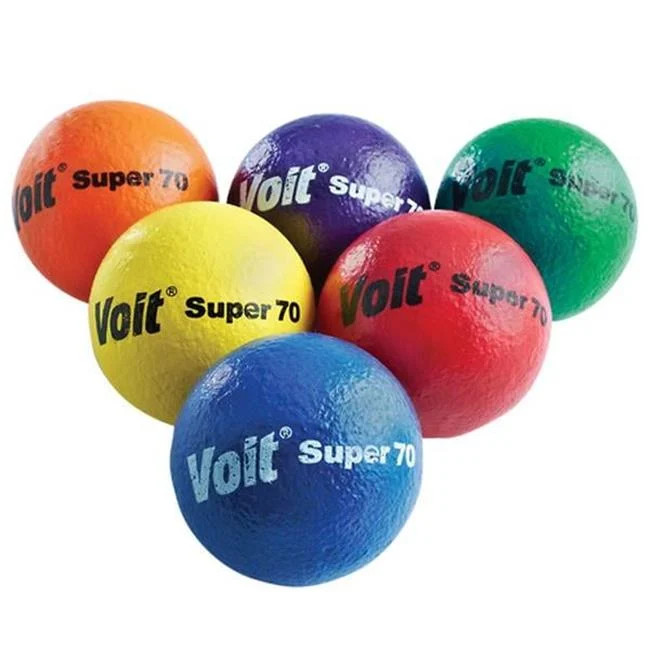 Voit 1369508 Color My Class Tuff Coated Foam Super 70 Ball – Set of 6