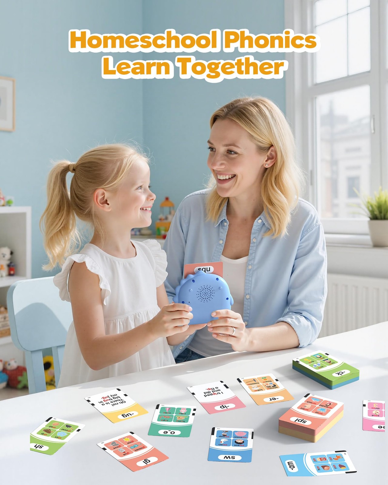 Phonics Talking Flash Cards For Toddlers 3-8 Airbition Learn To Read In 20