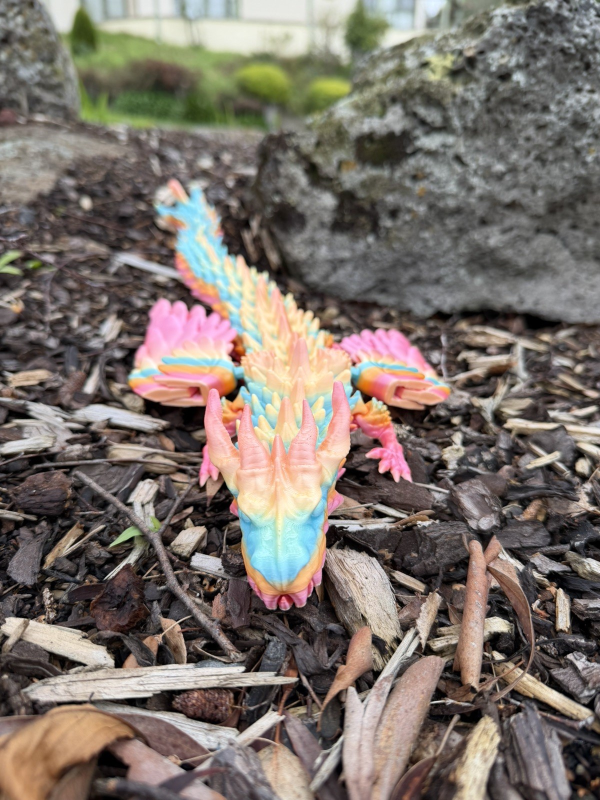 Rainbow Dragon Articulated