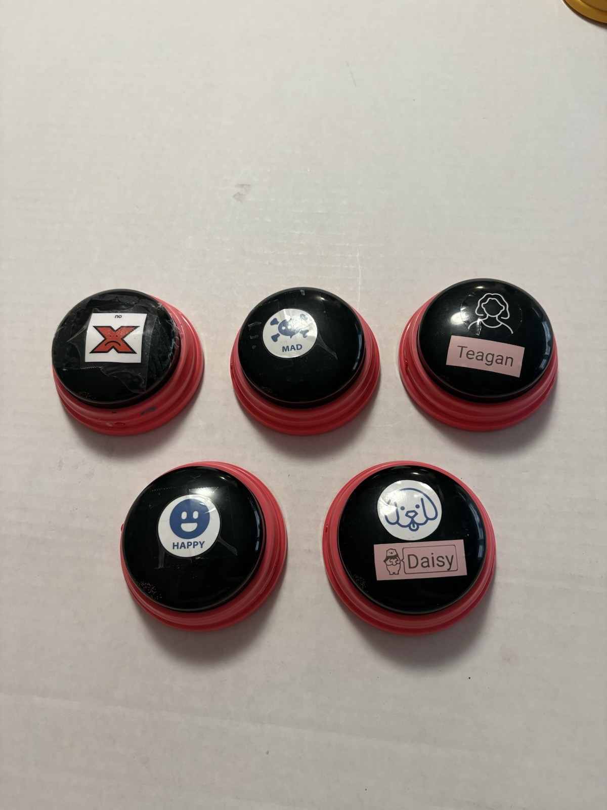 Learning Resources Hunger For Words, 5 Pink Buttons