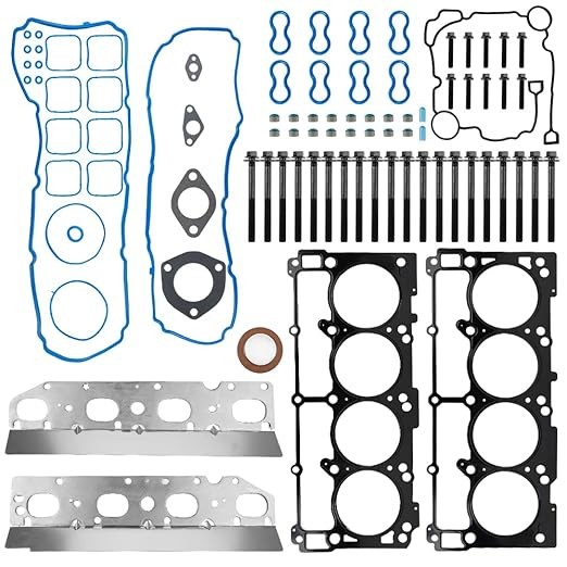 VANJINJ Cylinder Head Gasket Set with Bolts Compatible with Dodge Challenger