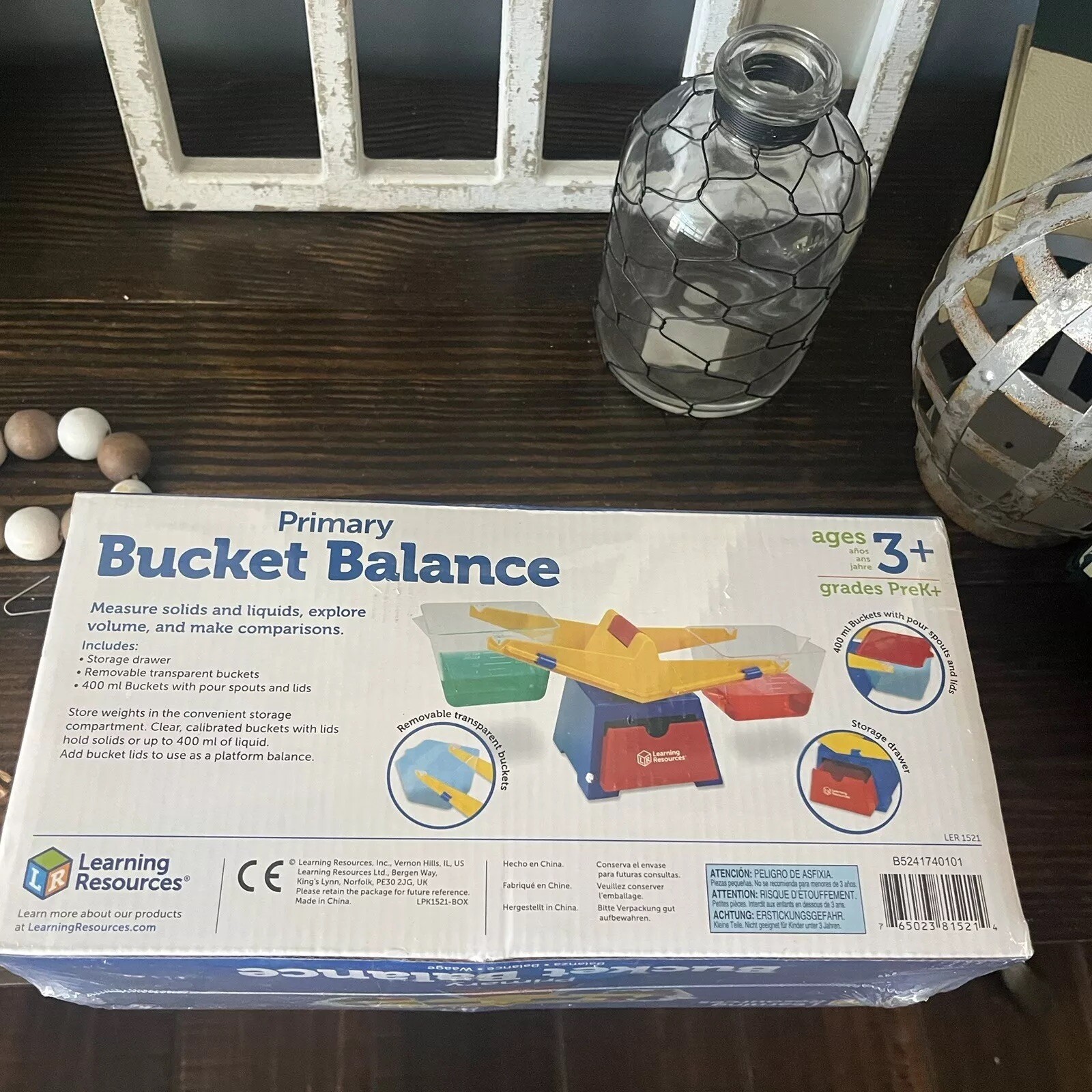 New Learning resource’s primary bucket balance Measures Liquid And Solid