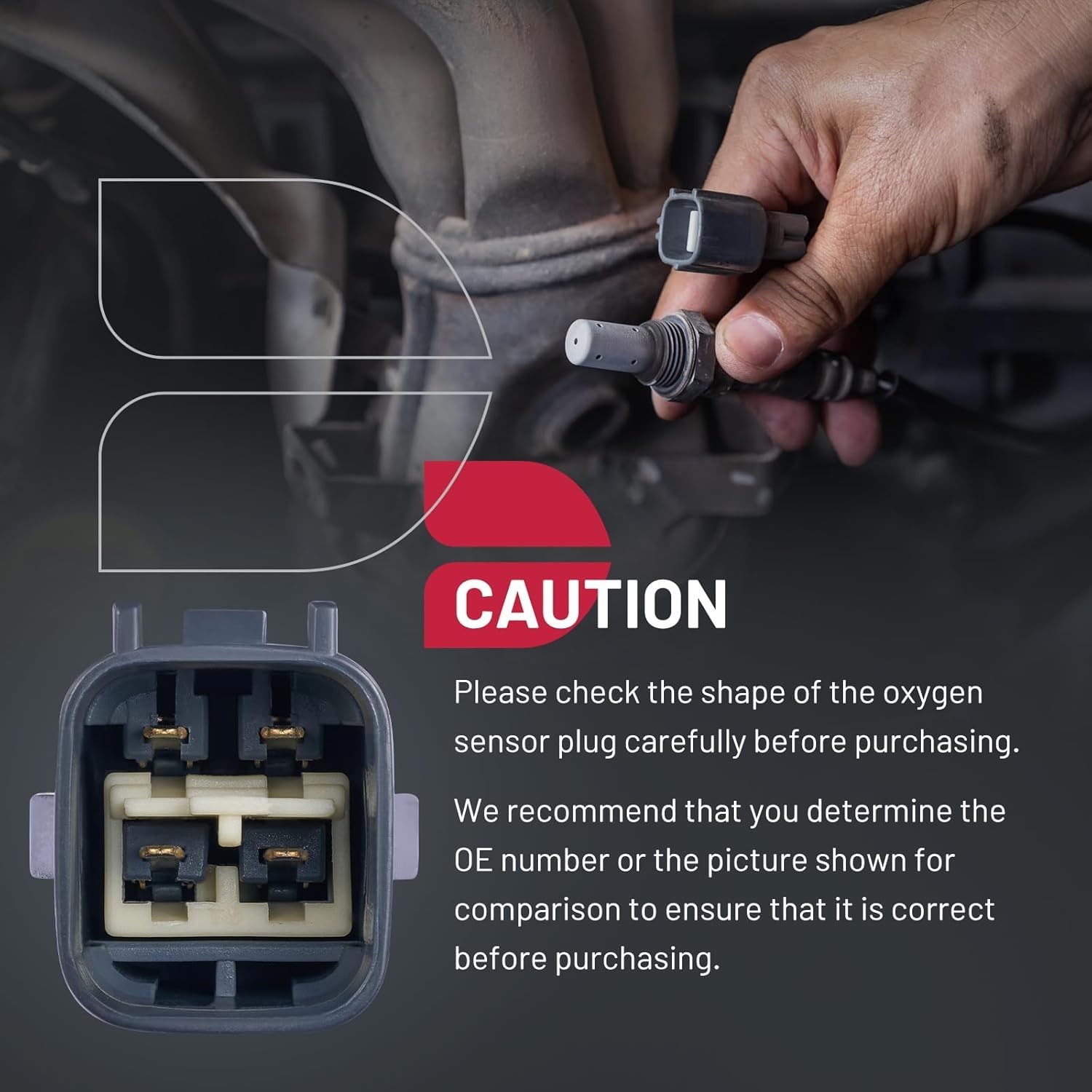 BDFHYK Oxygen Sensor Upstream & Downstream O2 Sensor, Compatible with Lexus…