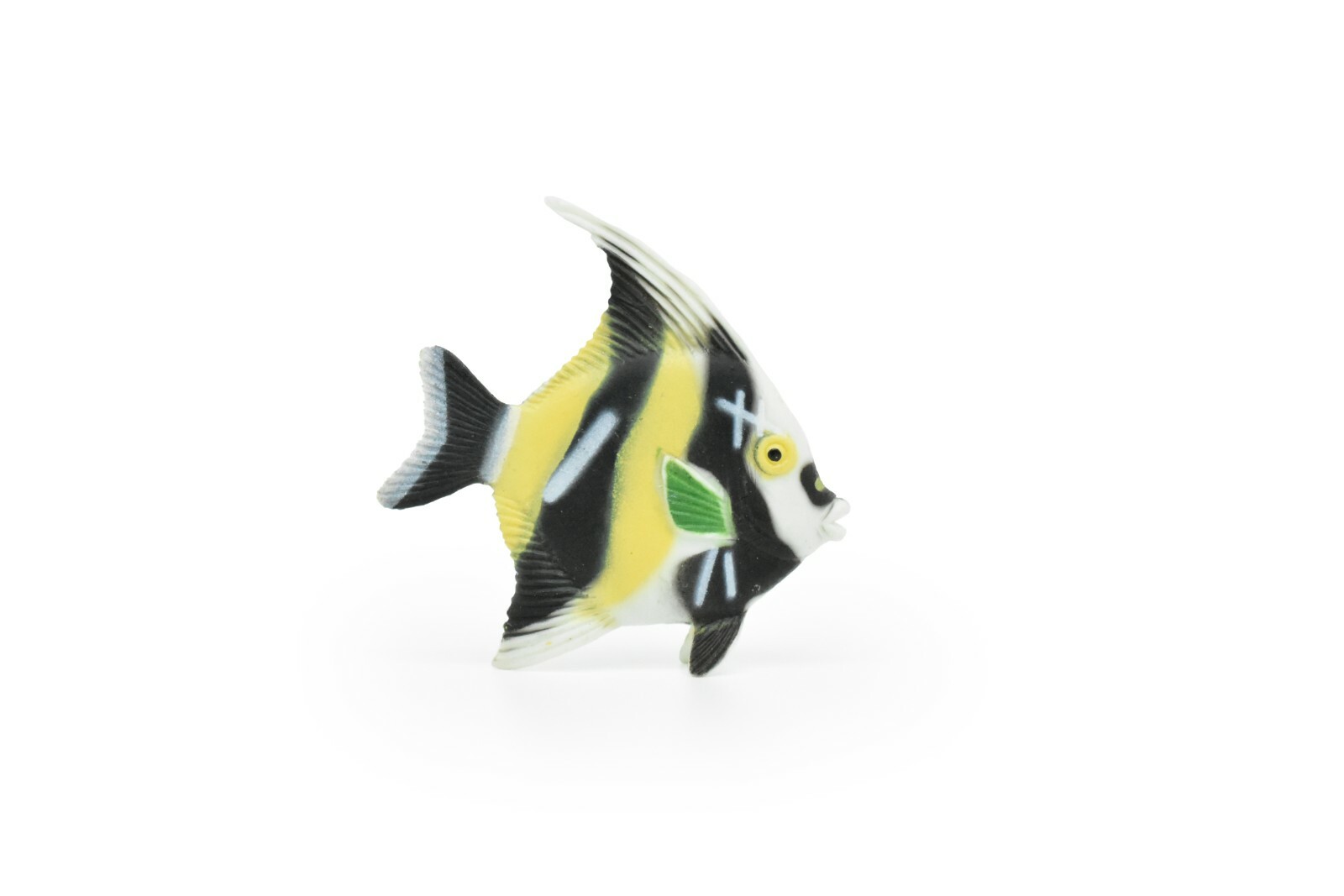 Tropical Fish Toy, Moorish Idol, Realistic Plastic Replica 2″ CWG136 BB28