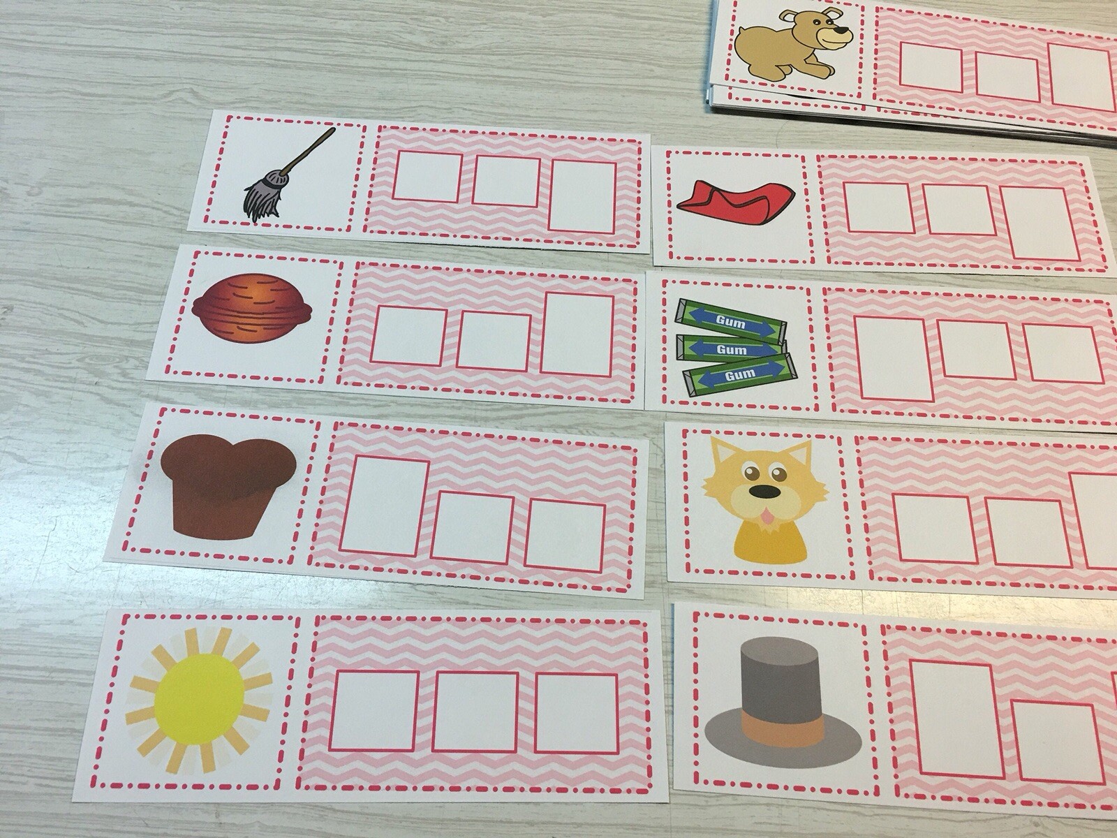Deluxe Printed Set – The Pink Series – Montessori Materials- (PRINTED) uncut