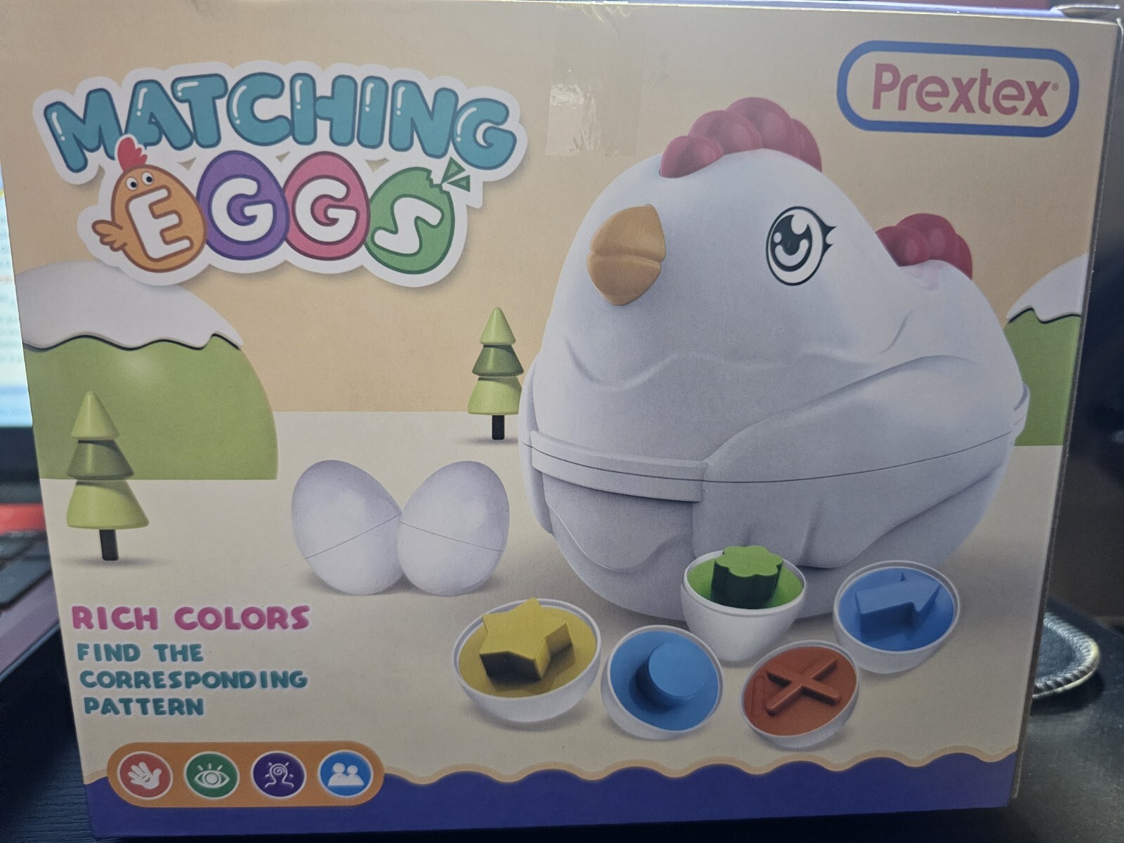 Matching Eggs Chick Container | Educational Preschool Game