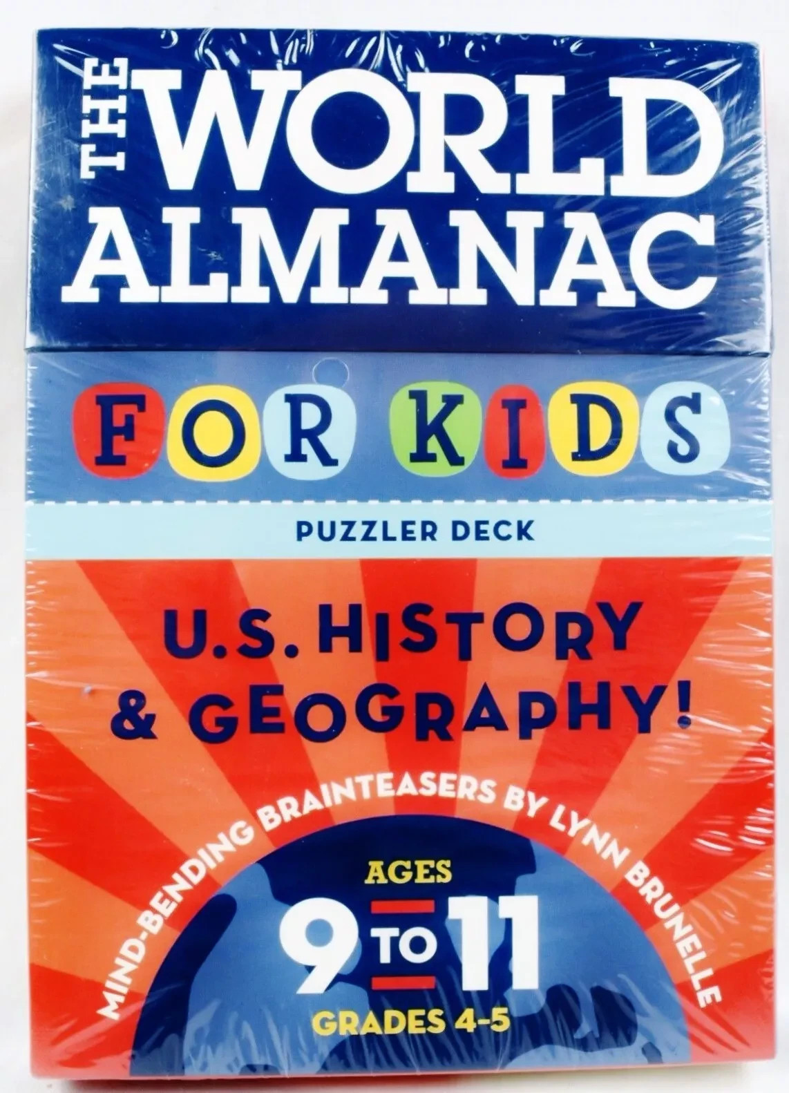 The World Almanac For Kids – Puzzler Deck (US History & Geography) *NEW SEALED*