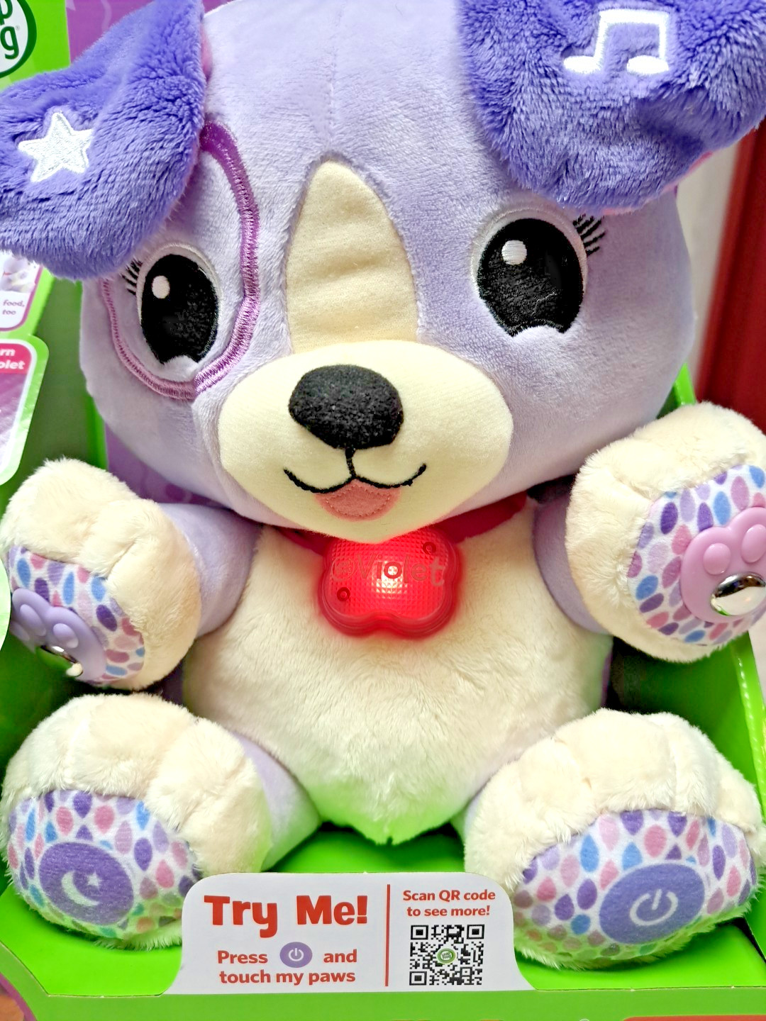 New LeapFrog My Pal Violet Smarty Paws – 40+ Songs & Phrases – Interactive Plush