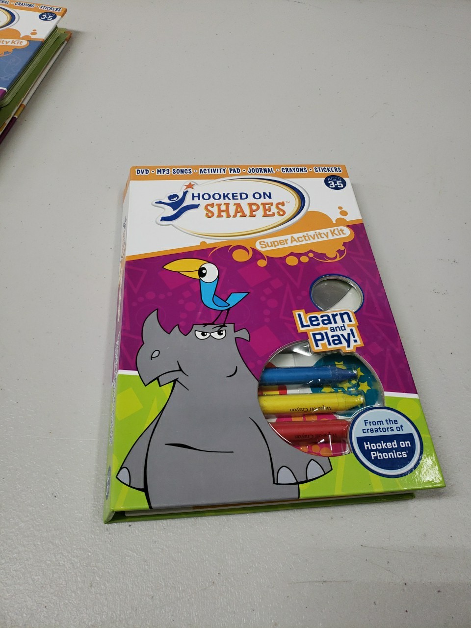 Hooked On Phonics Colors Numbers Shapes Super Activity Kit 3-Pack 2006