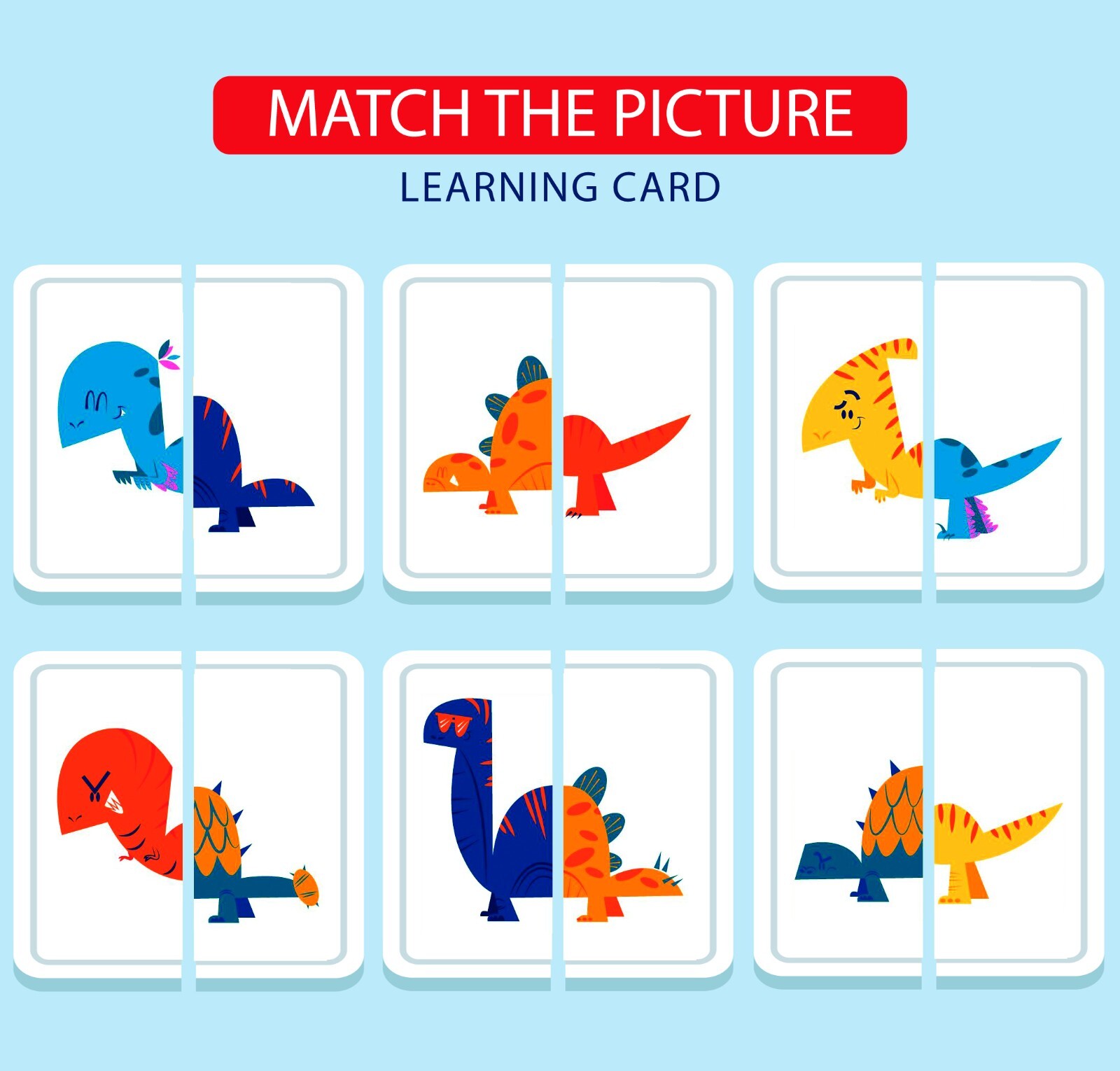 Montessori-Inspired Printable Match the Picture Cards, Educational Learning