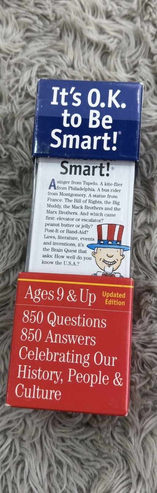 Brain Quest: It’s Ok to Be Smart American HistoryUpdated Edition for Ages 9 & Up