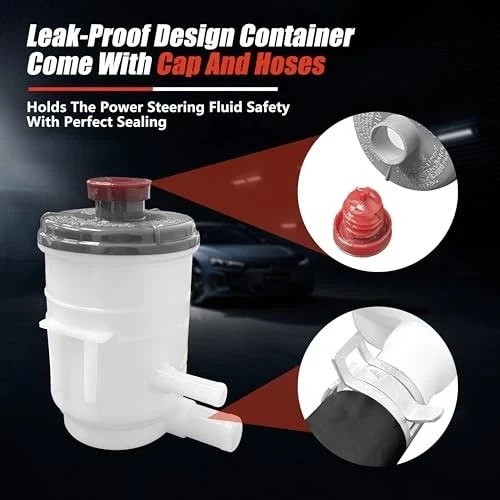 Power Steering Reservoir with cap For Honda Odyssey 2011-2017 v6 3.5L