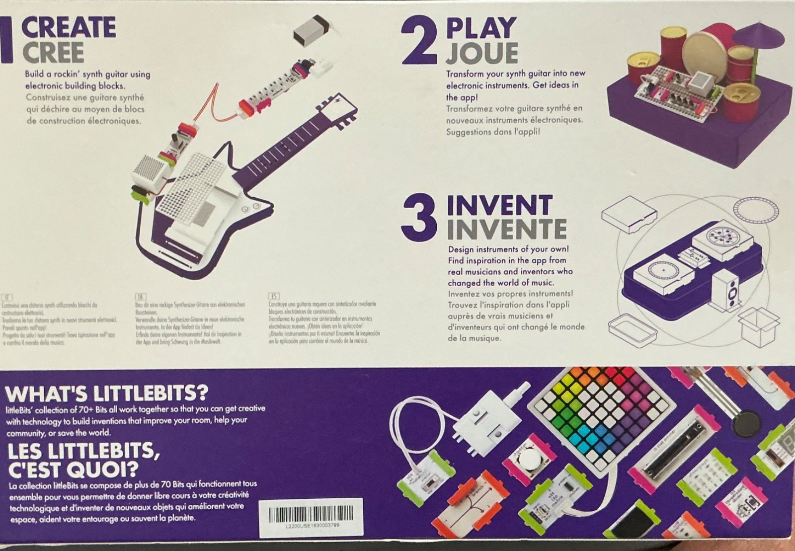 Little Bits Electronic Music Inventor Kit 12 Activities Steam Skills