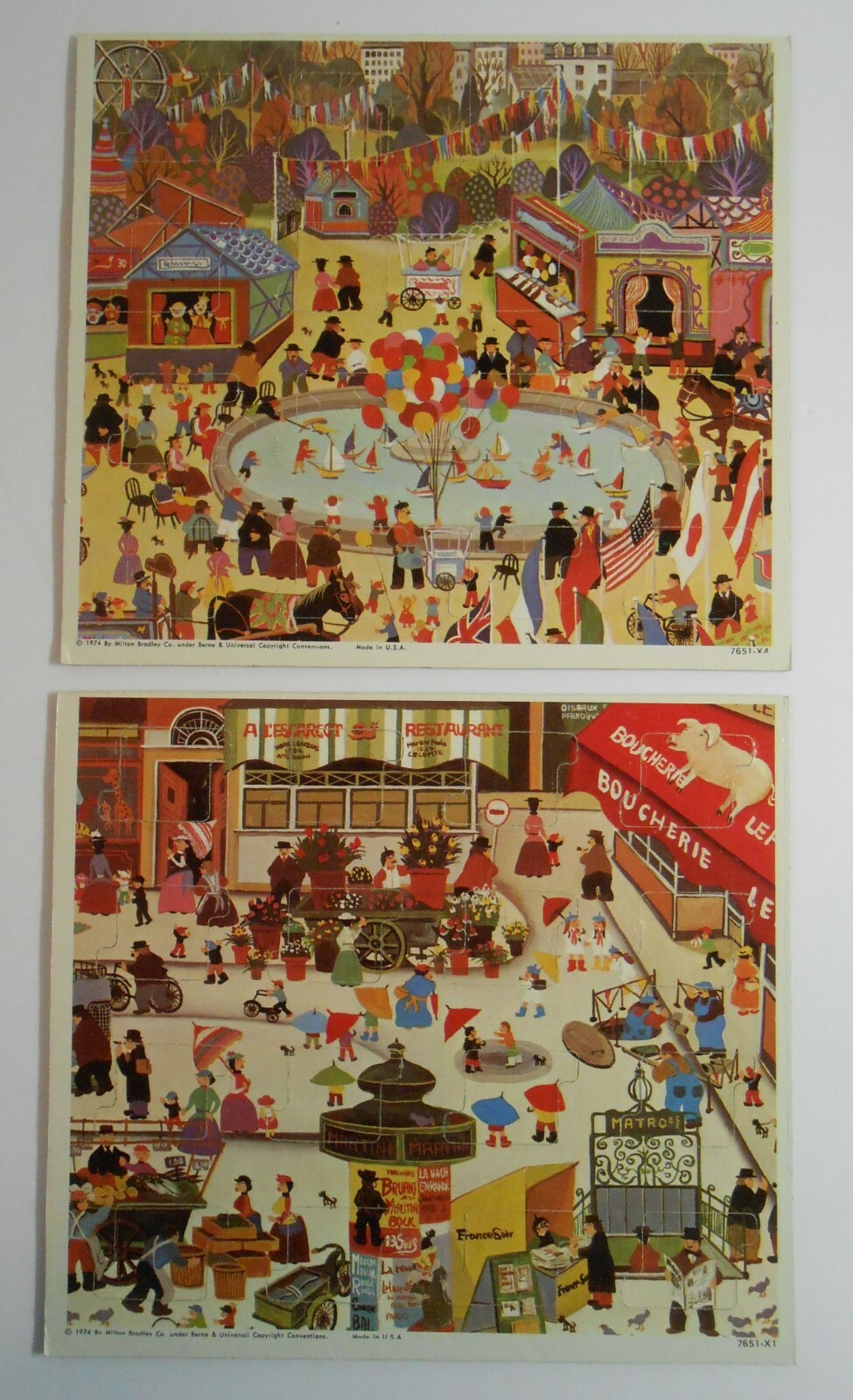 Vintage 1974 Milton Bradley SIX PLACE & CHECK PUZZLES for Math – Never Used