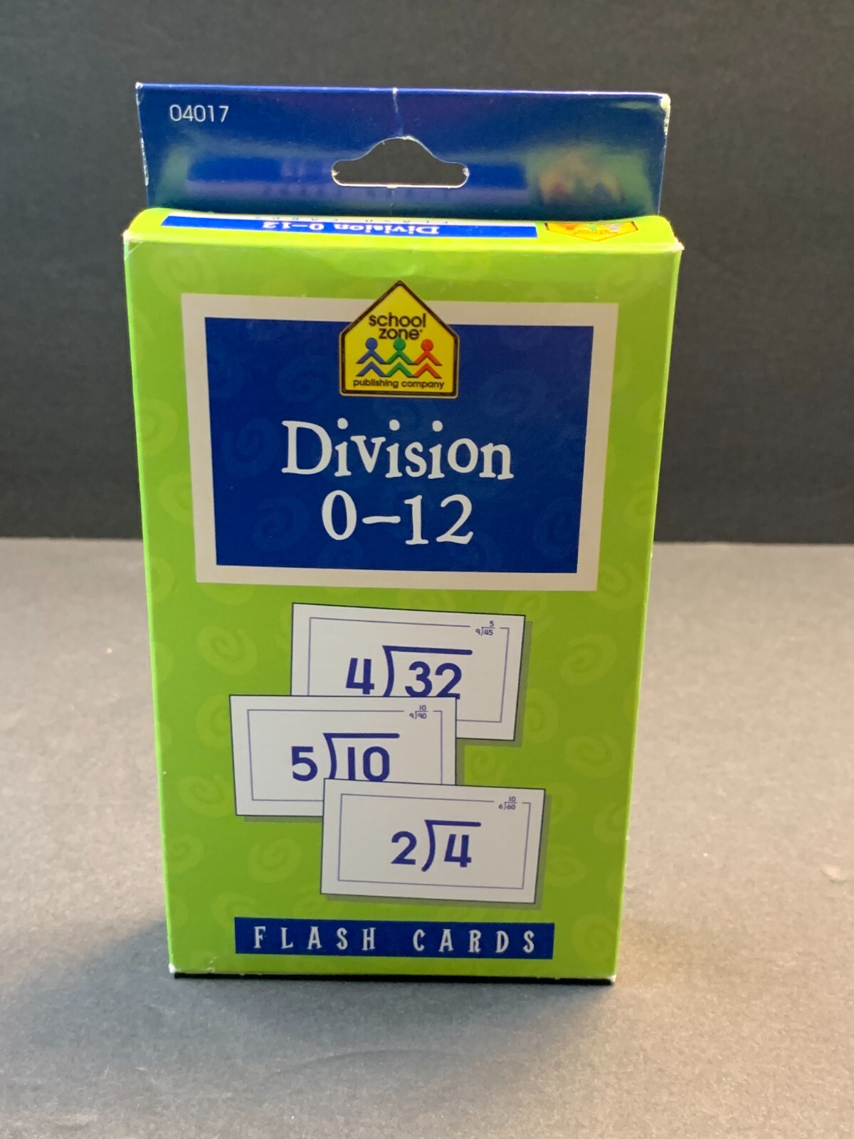School Zone Math Division Flash Cards Complete Set