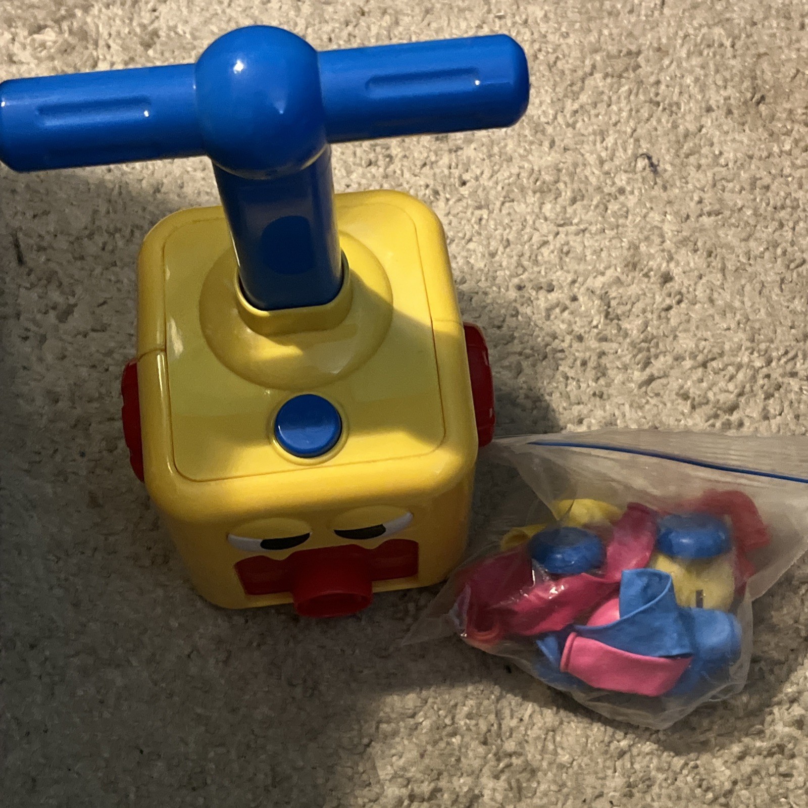 Balloon Launcher Powered Car Toy Set for Kids Children Toddlers Boys Girls Gift