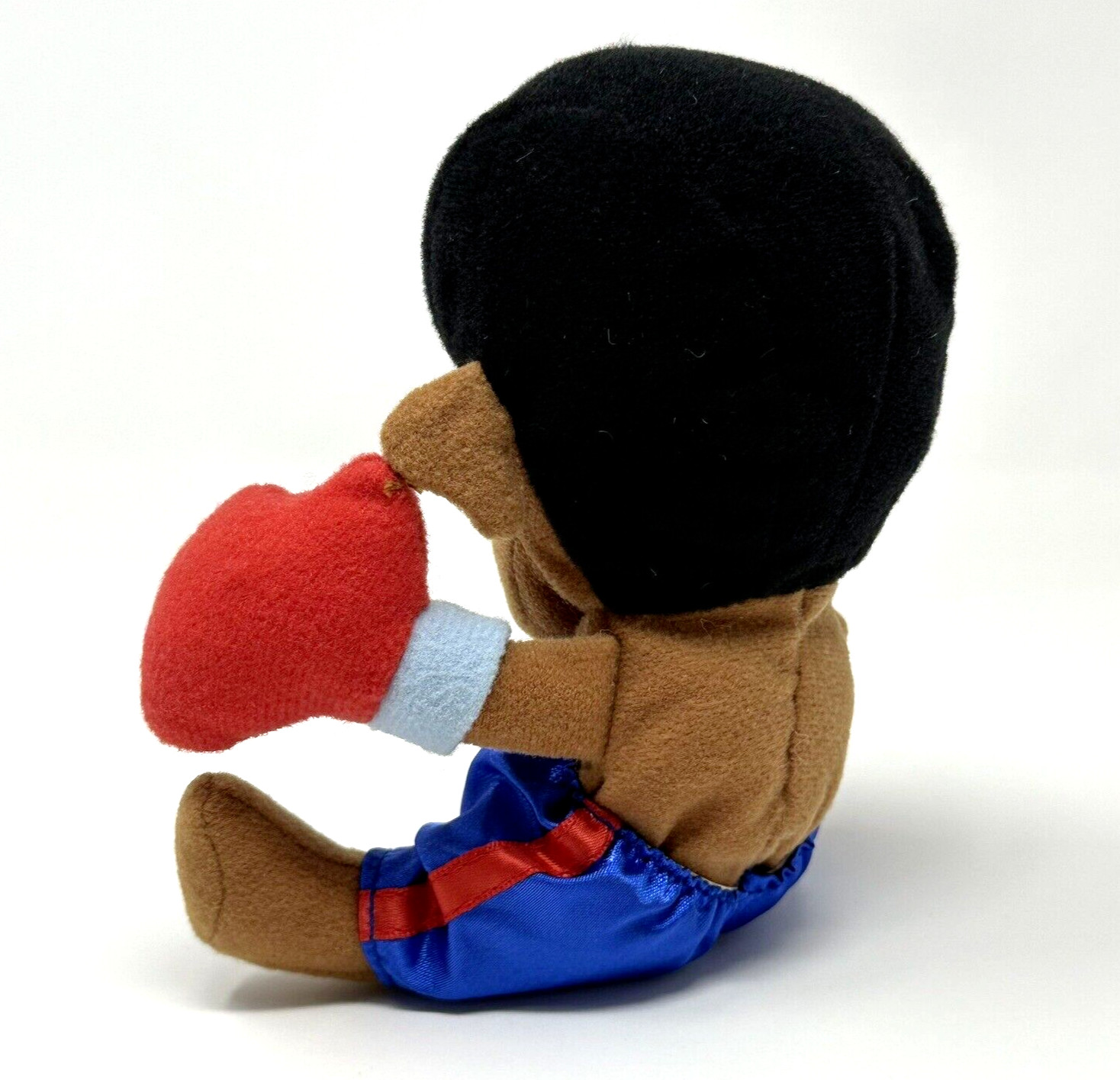 Vintage Big Brainy Babies Joe Louis Plush Stuffed Animal Figure Boxer 1997 6 in