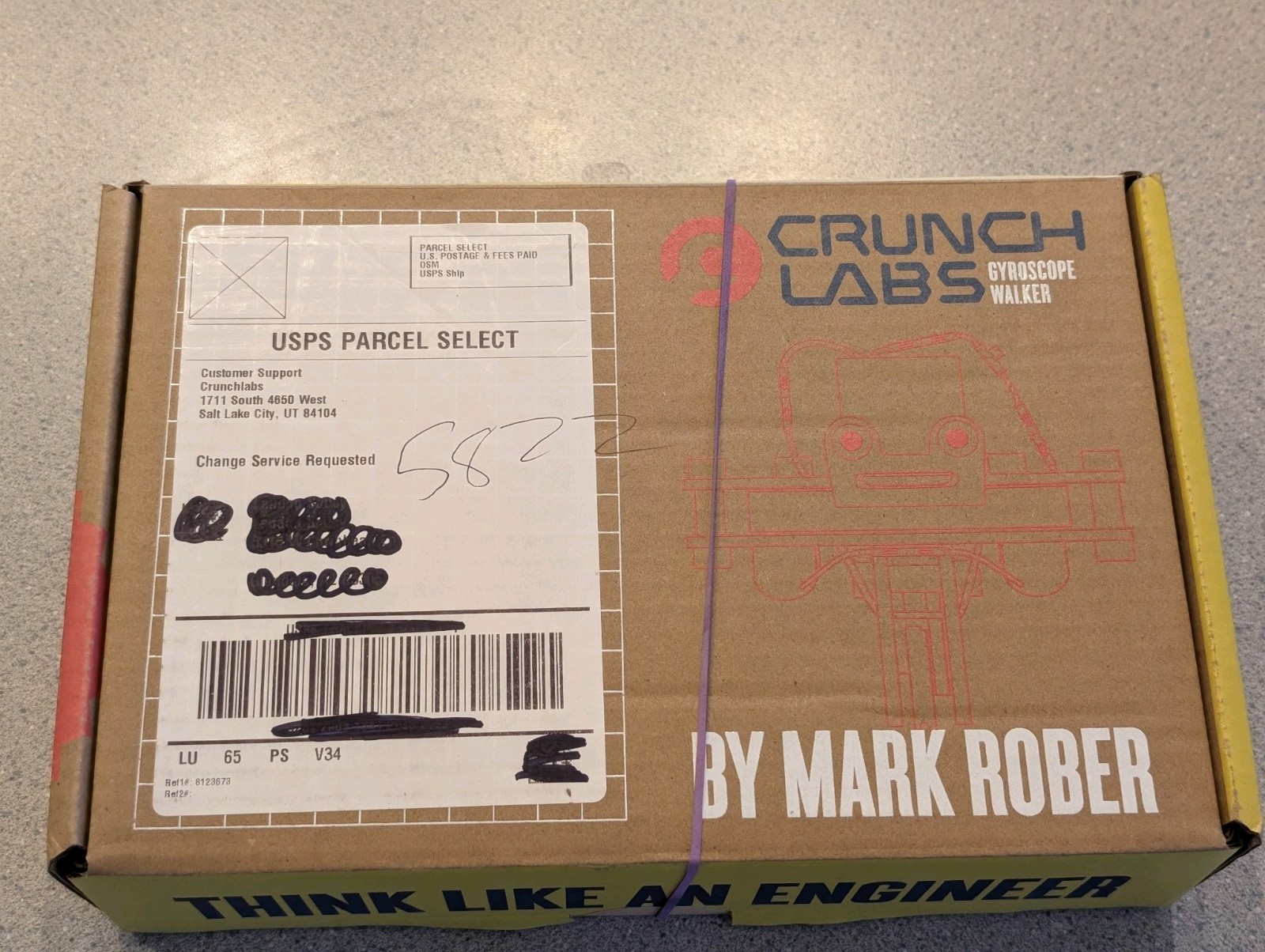 Crunch Labs by Mark Rober “Gyroscope Walker” Educational Build Kit – Sealed