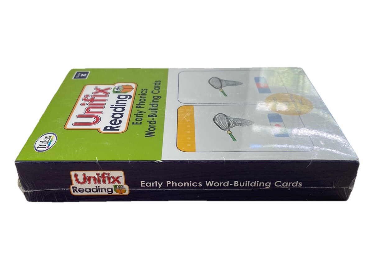 Didax Unifix Reading Early Phonics Word-Building Self Correcting Cards K-1 New