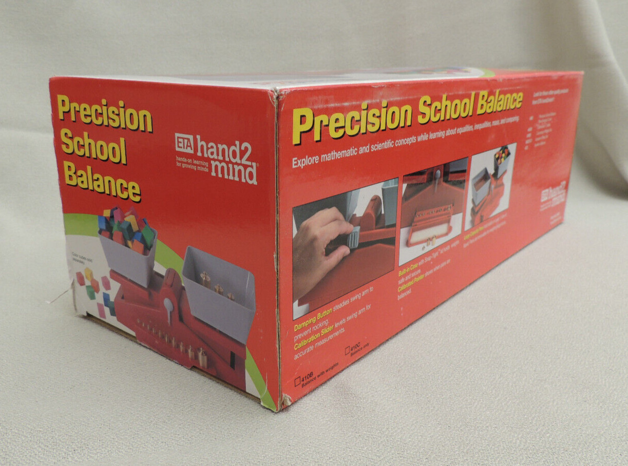 Precision Balance Scale w/ Weights 2000g max. Elementary Science/Math learning