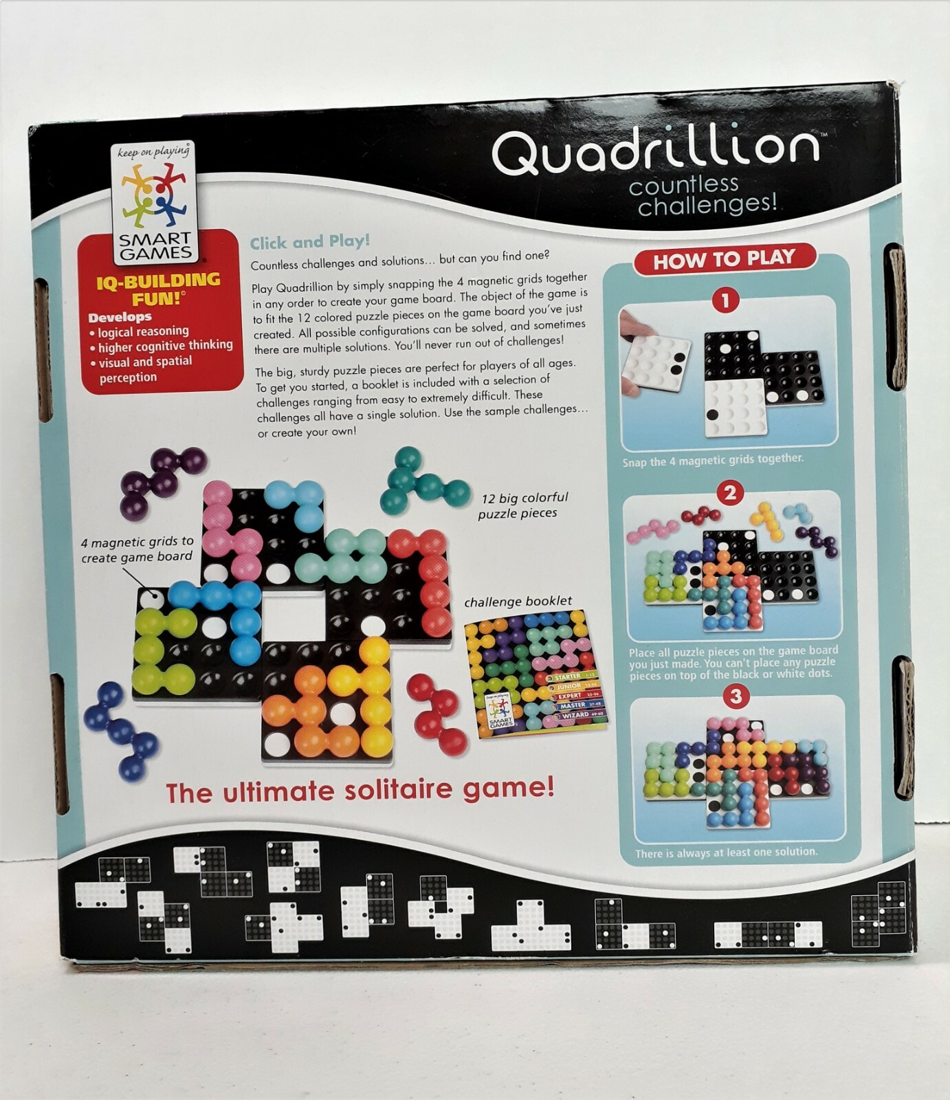 Quadrillion Smart Games Countless Challenges Award Winning MultiLevel Logic Game